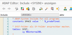 ABAP-Editor_Include<SYSINI>